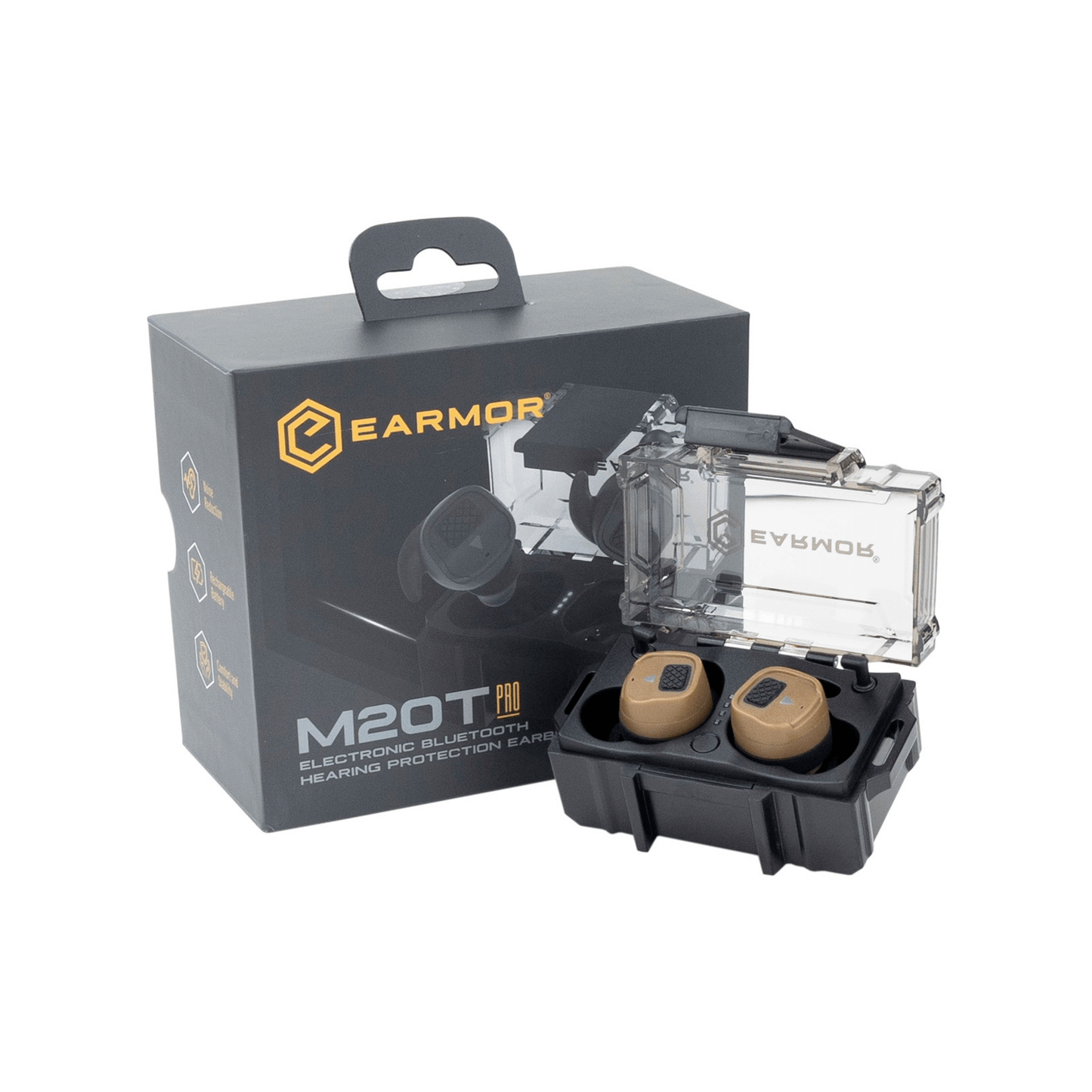 PROTECTOR AUDITIVO M20T PRO EARMOR COYOTE