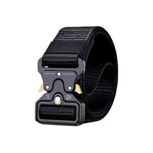 CINTURON TÁCTICO HEBILLA TIPO COBRA BLACK