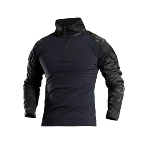 POLERA DE COMBATE ESDY TIPO MULTICAM BLACK